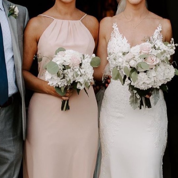 Blush pink sorella vita bridesmaid dress style 8872 - Picture 4 of 4